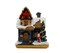Festive Cottage with Santa Claus. Christmas Village Wizardi F07-N1-11-601